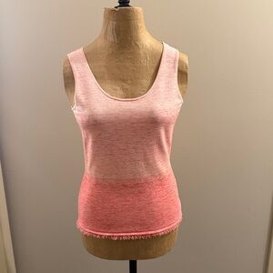 Carlisle Sleevelless top  fringe bottom
 top umbre pink